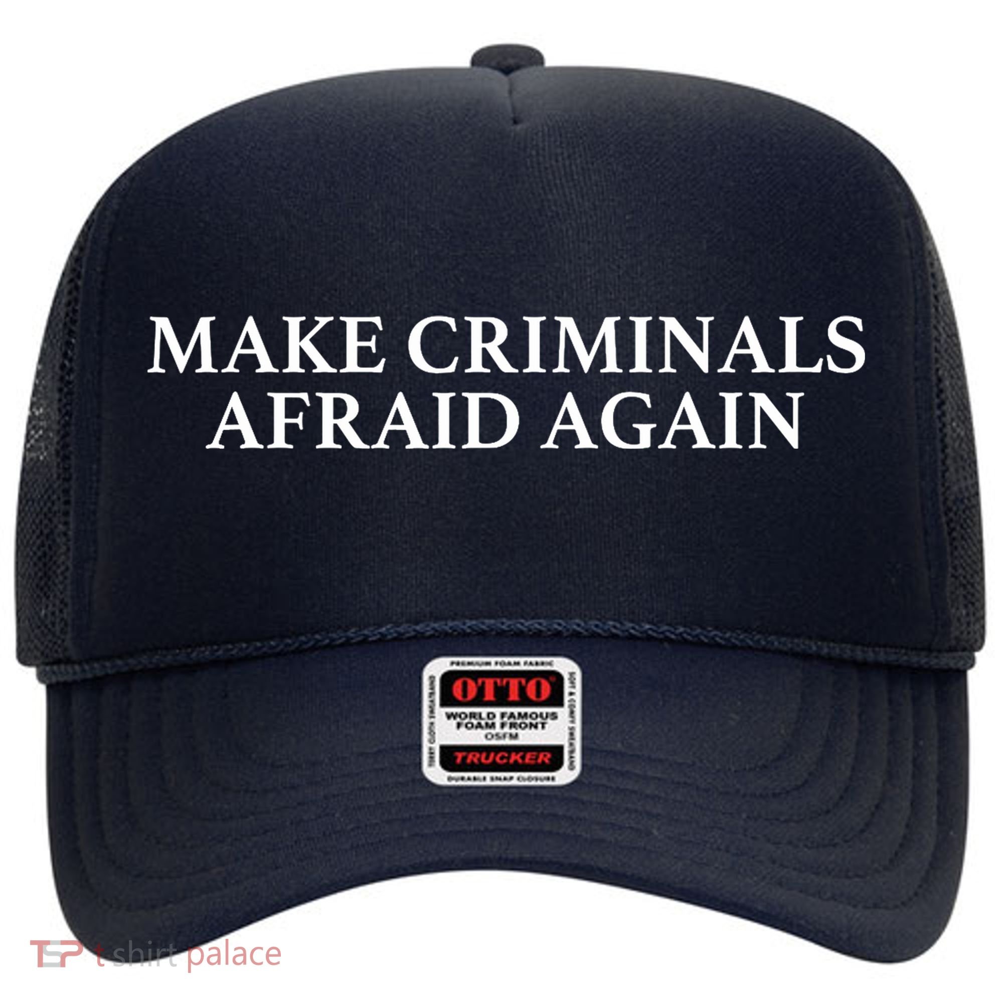 Make Criminals Afraid Again Funny USA Rights Sarcastic Humor Hat