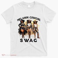 Melanin Cowgirls African Melanin Cowgirl Swag Juneteenth T-Shirt thumb 0