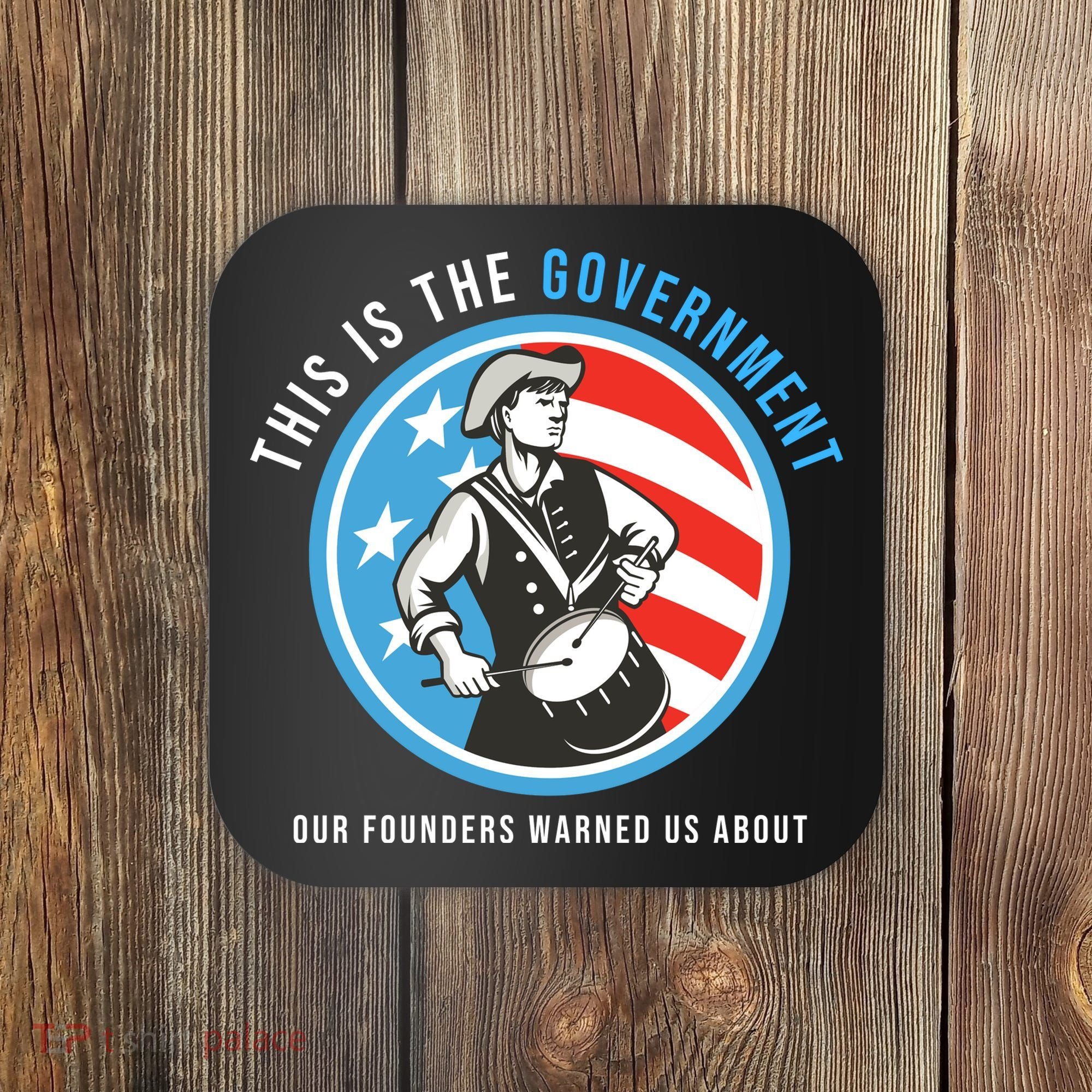 MAGA Conservative Anti Joe Biden Coaster