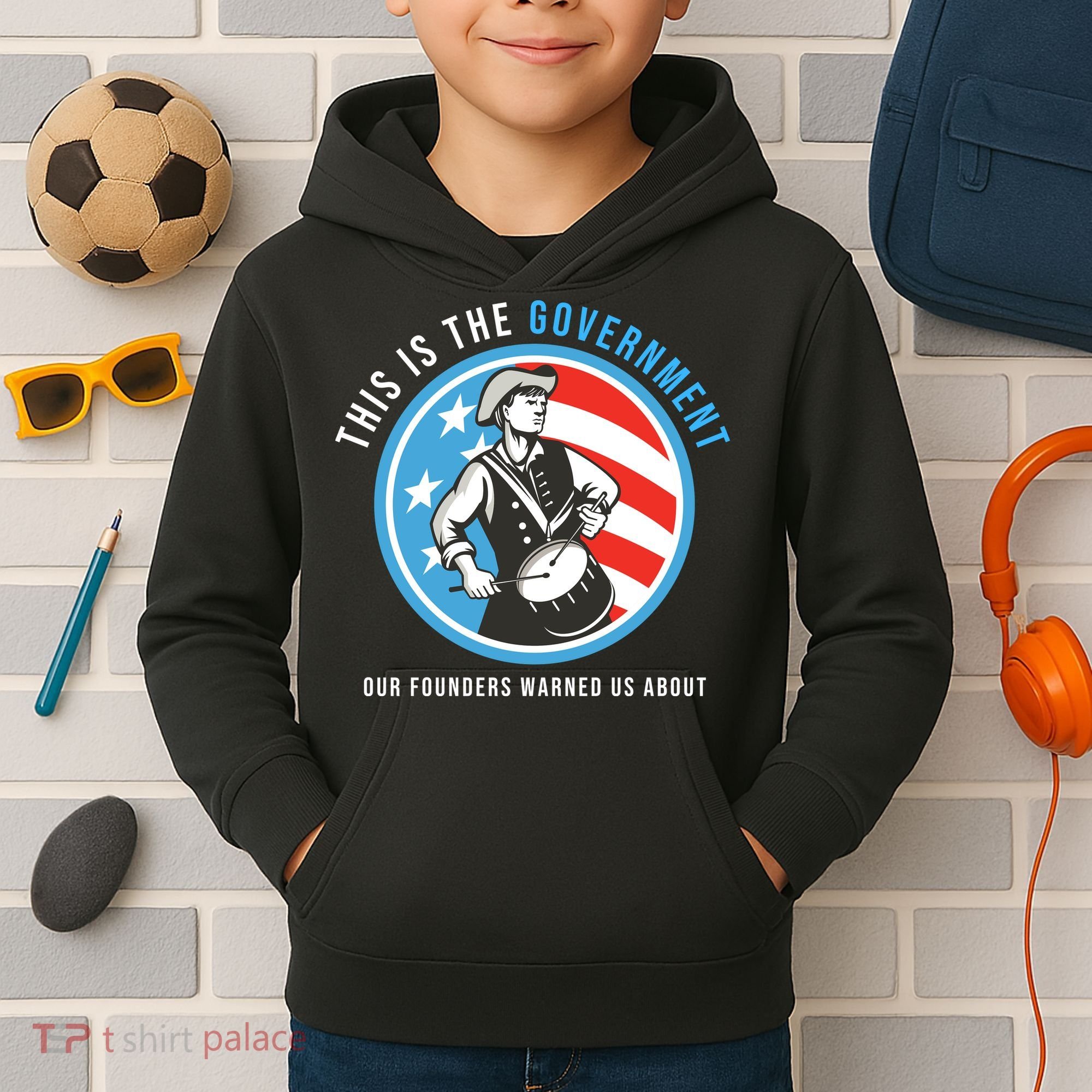 MAGA Conservative Anti Joe Biden Kids Hoodie