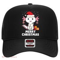 Merry Christmas Axolotl Santa Hat Christmas Salamander Fish Hat thumb 0