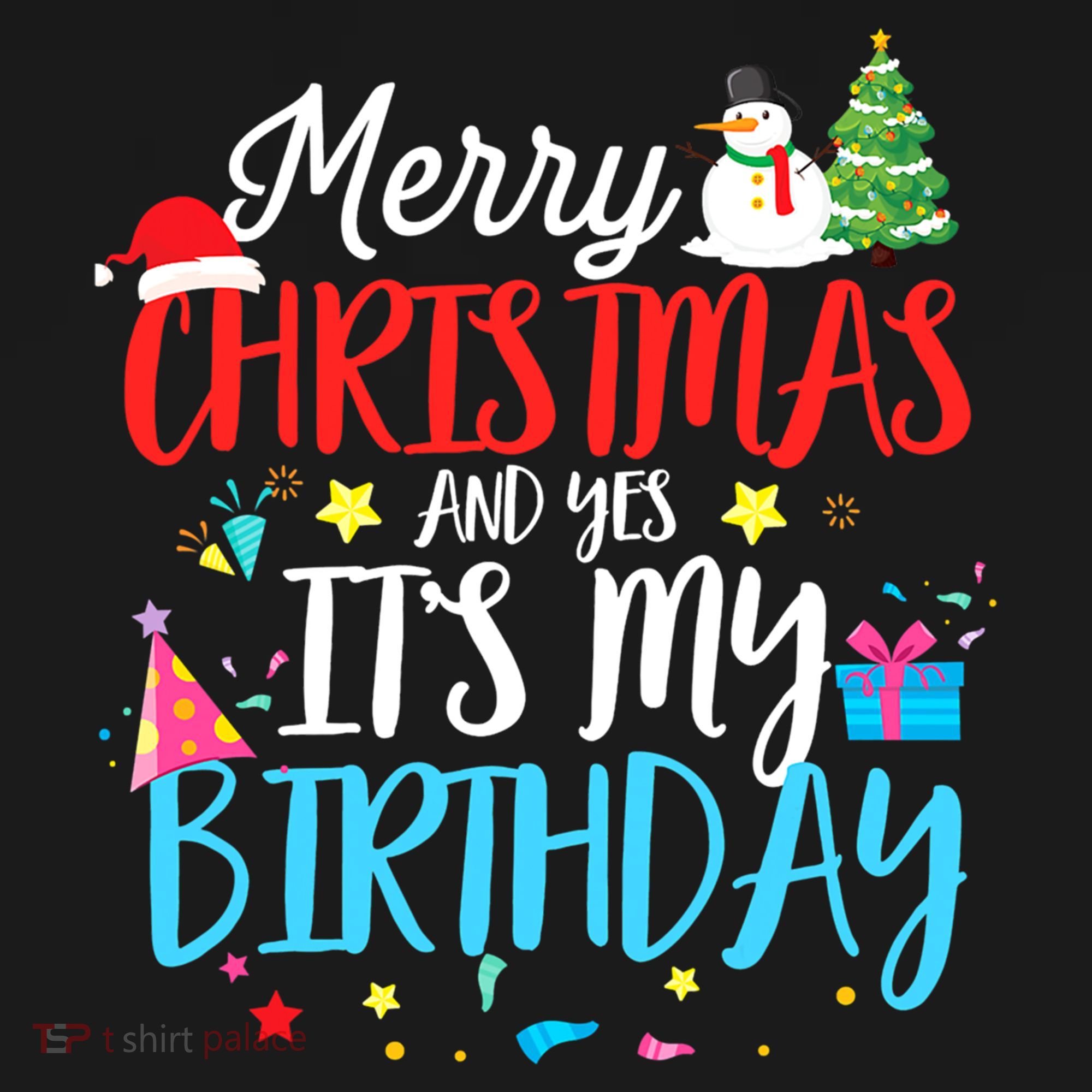Merry Christmas And Yes ItS My Birthday Funny Bday Xmas Gift Bucket Hat