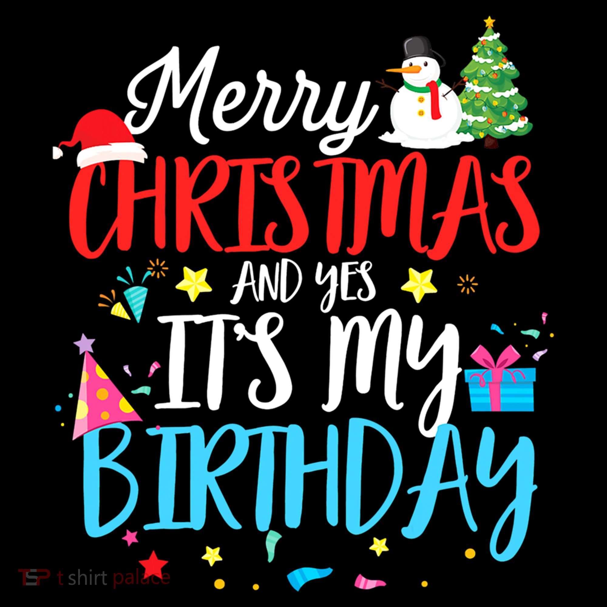 Merry Christmas And Yes ItS My Birthday Funny Bday Xmas Gift Coffee Mug