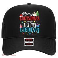 Merry Christmas And Yes ItS My Birthday Funny Bday Xmas Gift Hat thumb 0