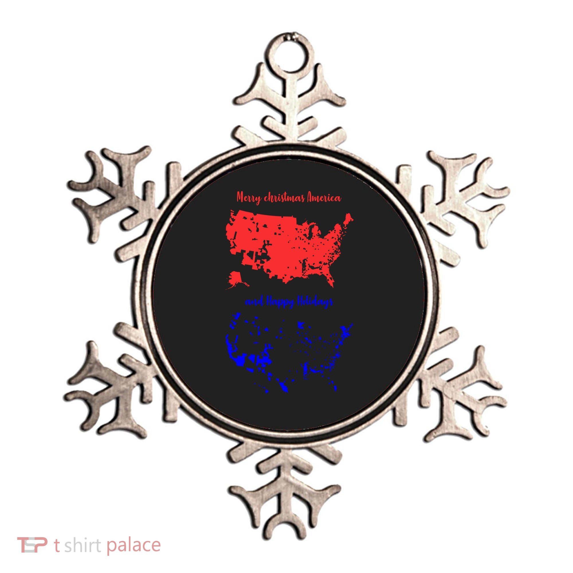 Merry Christmas America And Happy Holidays New President Ornament