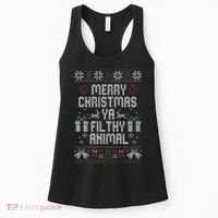 Merry Christmas Animal Funny Filthy Ya Women's Tank Top thumb 0
