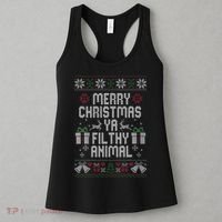 Merry Christmas Animal Funny Filthy Ya Women's Tank Top thumb 3