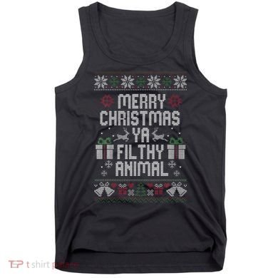 Merry Christmas Animal Funny Filthy Ya Tank Top