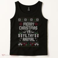 Merry Christmas Animal Funny Filthy Ya Tank Top thumb 2