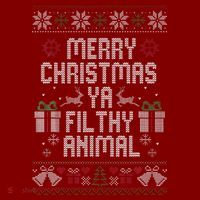 Merry Christmas Animal Funny Filthy Ya Hoodie thumb 7