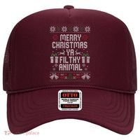 Merry Christmas Animal Funny Filthy Ya Hat thumb 0