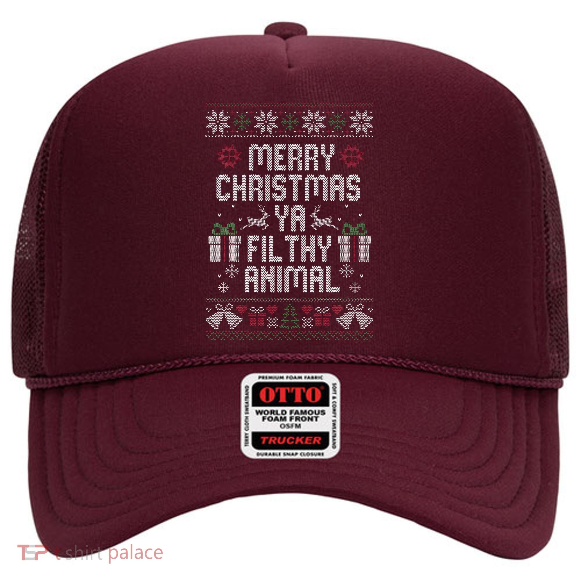 Merry Christmas Animal Funny Filthy Ya Hat