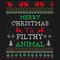 Merry Christmas Animal Filthy Ya Xmas Pajama Family Matching Sweatshirt thumb 3