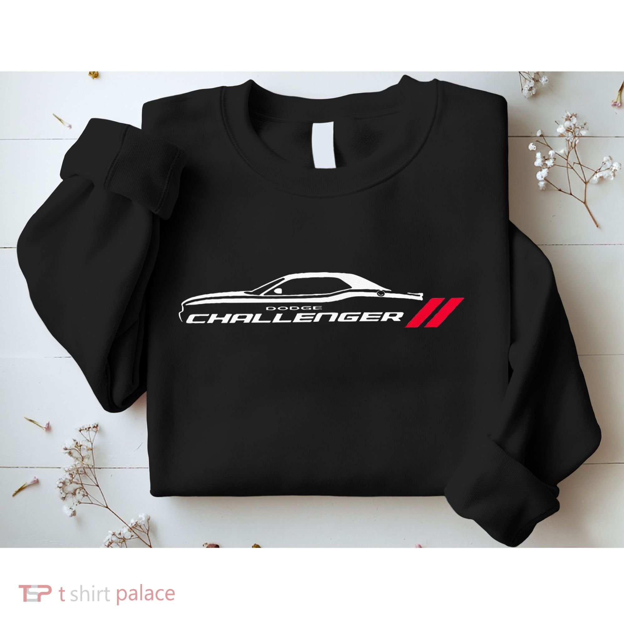 Muscle Car American Flag 4th July Sweatshirt