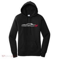 Muscle Car American Flag 4th July Women's Hoodie thumb 0