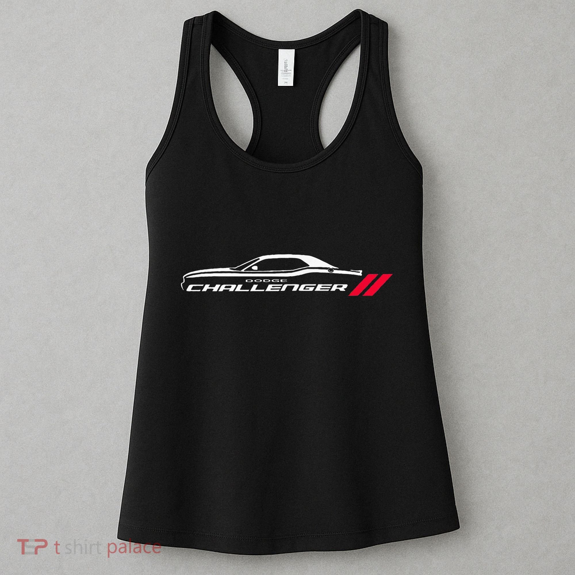 Muscle Car American Flag 4th July Women's Tank Top