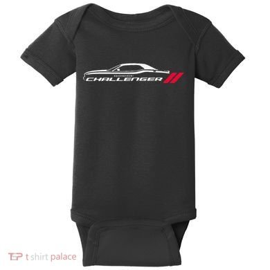 Muscle Car American Flag 4th July Baby Bodysuit
