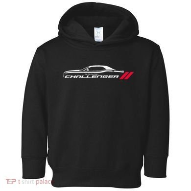 Muscle Car American Flag 4th July Toddler Hoodie
