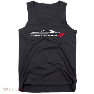 Muscle Car American Flag 4th July Tank Top
