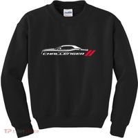 Muscle Car American Flag 4th July Kids Sweatshirt thumb 0