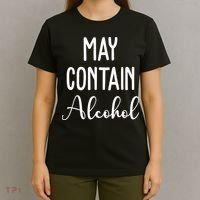 May Contain Alcohol Funny Party T-Shirt thumb 4