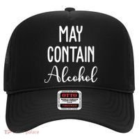 May Contain Alcohol Funny Party Hat thumb 0