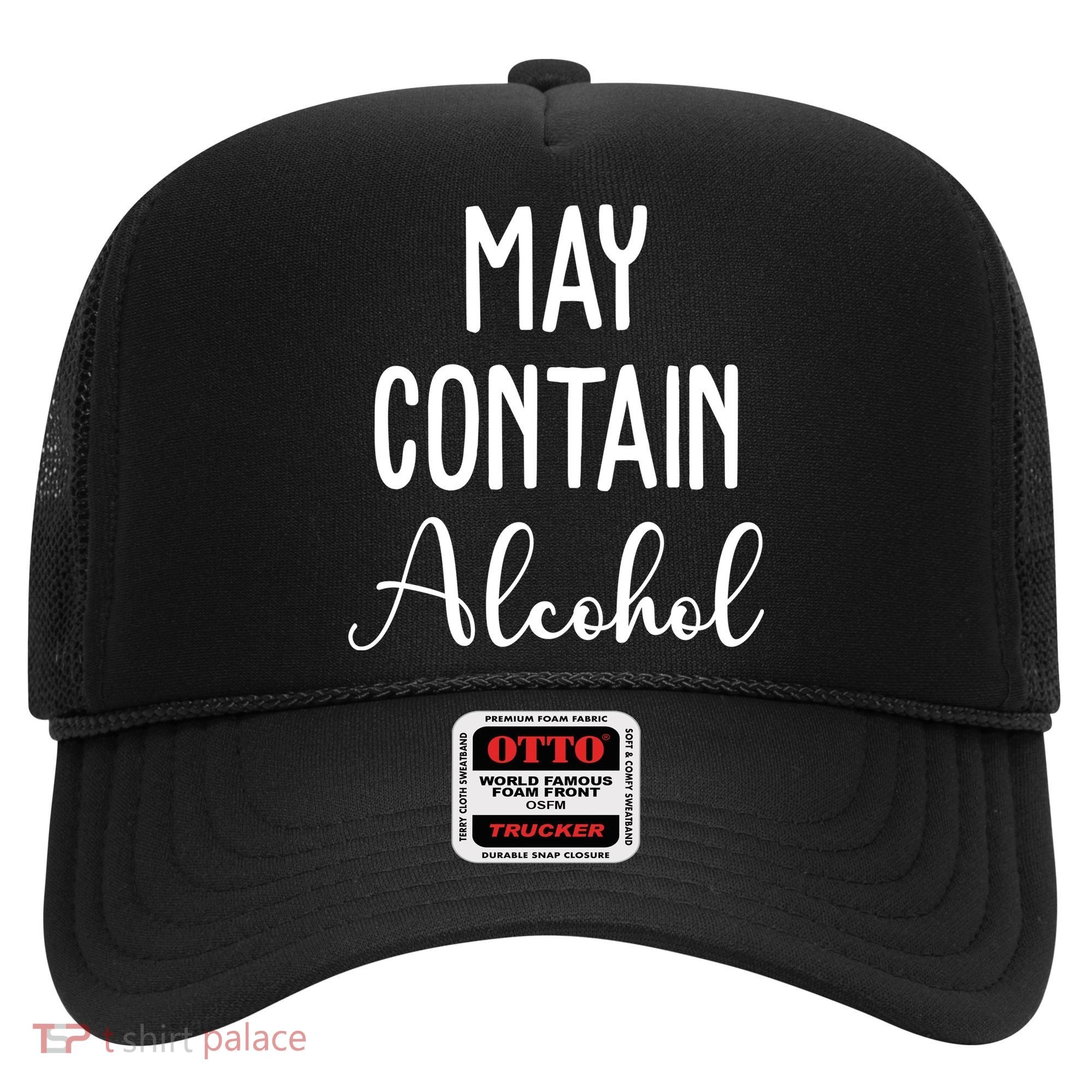 May Contain Alcohol Funny Party Hat