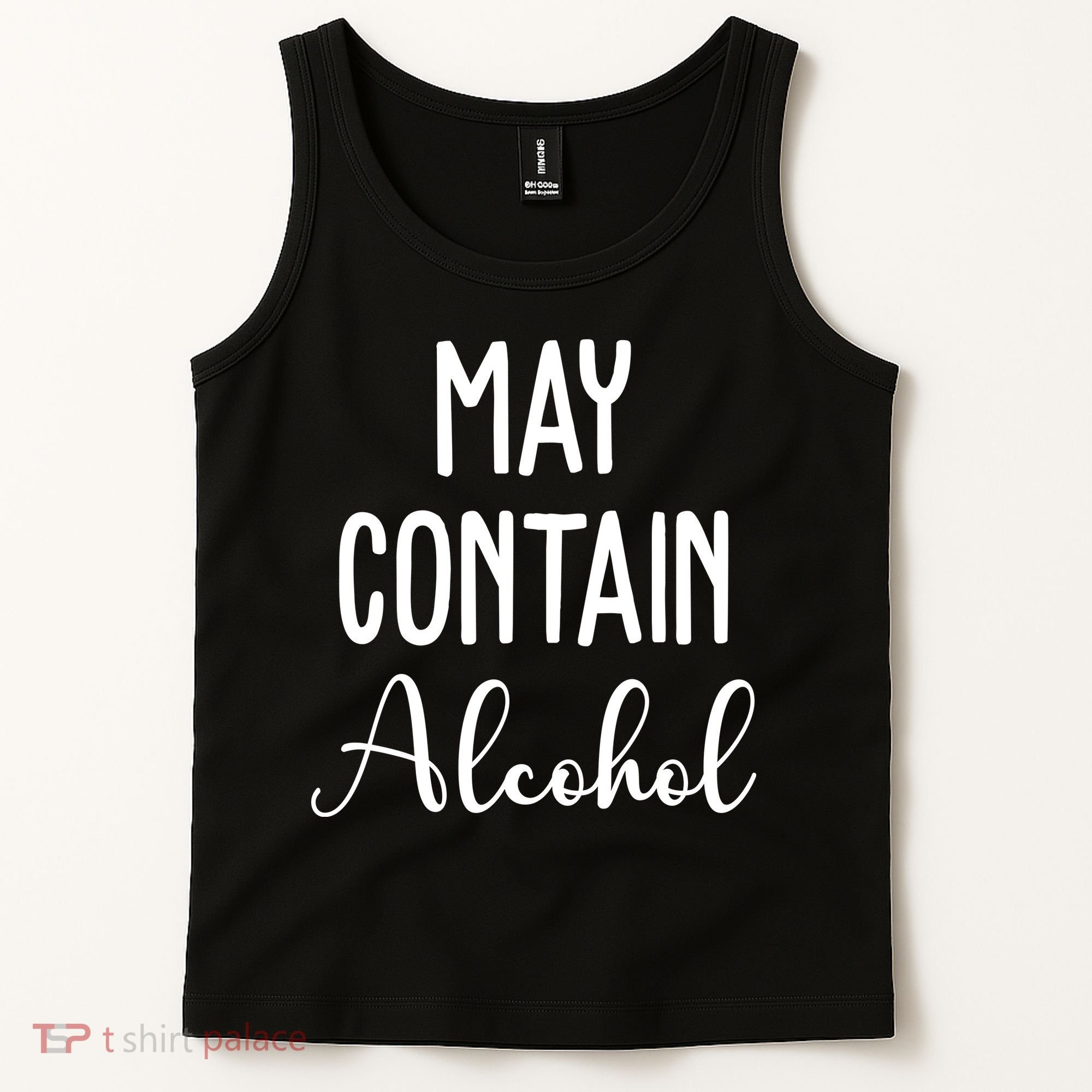 May Contain Alcohol Funny Party Tank Top