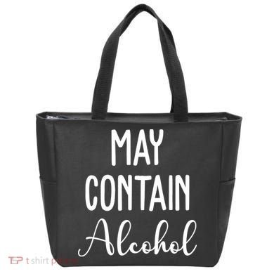 May Contain Alcohol Funny Party Tote Bag