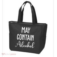 May Contain Alcohol Funny Party Tote Bag thumb 3