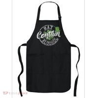 May Contain Alcohol Funny Saint Paddy's St Patrick's Day Apron thumb 0