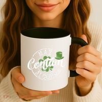 May Contain Alcohol Funny Saint Paddy's St Patrick's Day Coffee Mug thumb 3