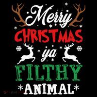 Merry Christmas Animal Filthy Ya Xmas Pajama Coffee Mug thumb 5