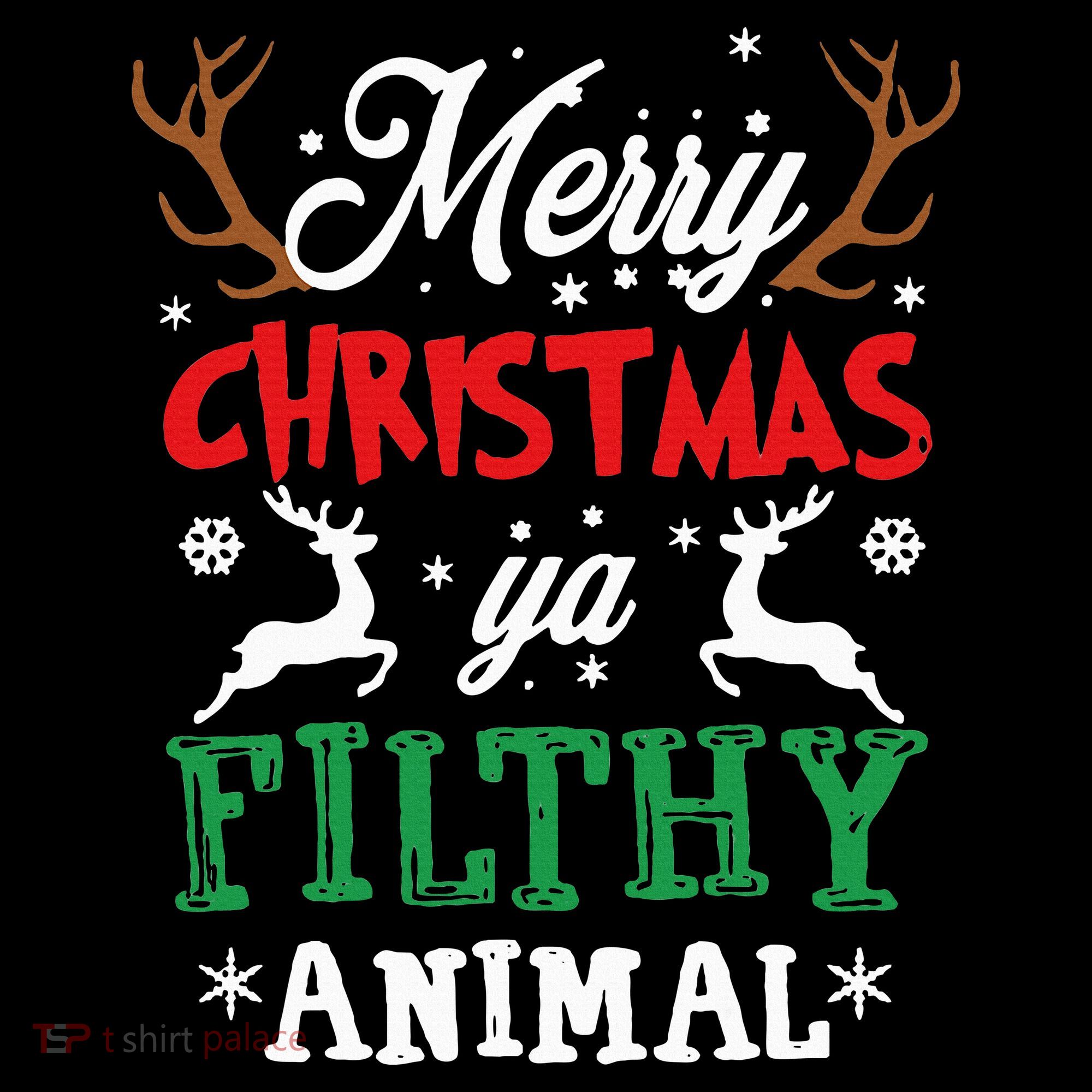 Merry Christmas Animal Filthy Ya Xmas Pajama Coffee Mug