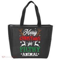 Merry Christmas Animal Filthy Ya Xmas Pajama Tote Bag thumb 0
