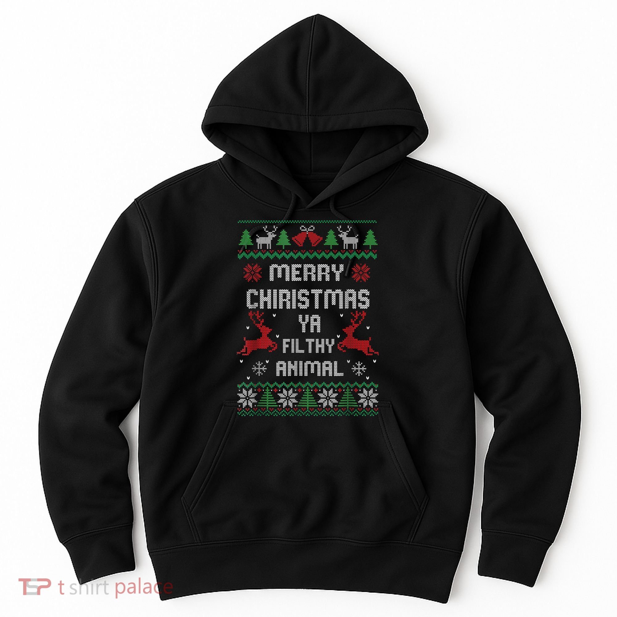Merry Christmas Animal Filthy Ya Hoodie