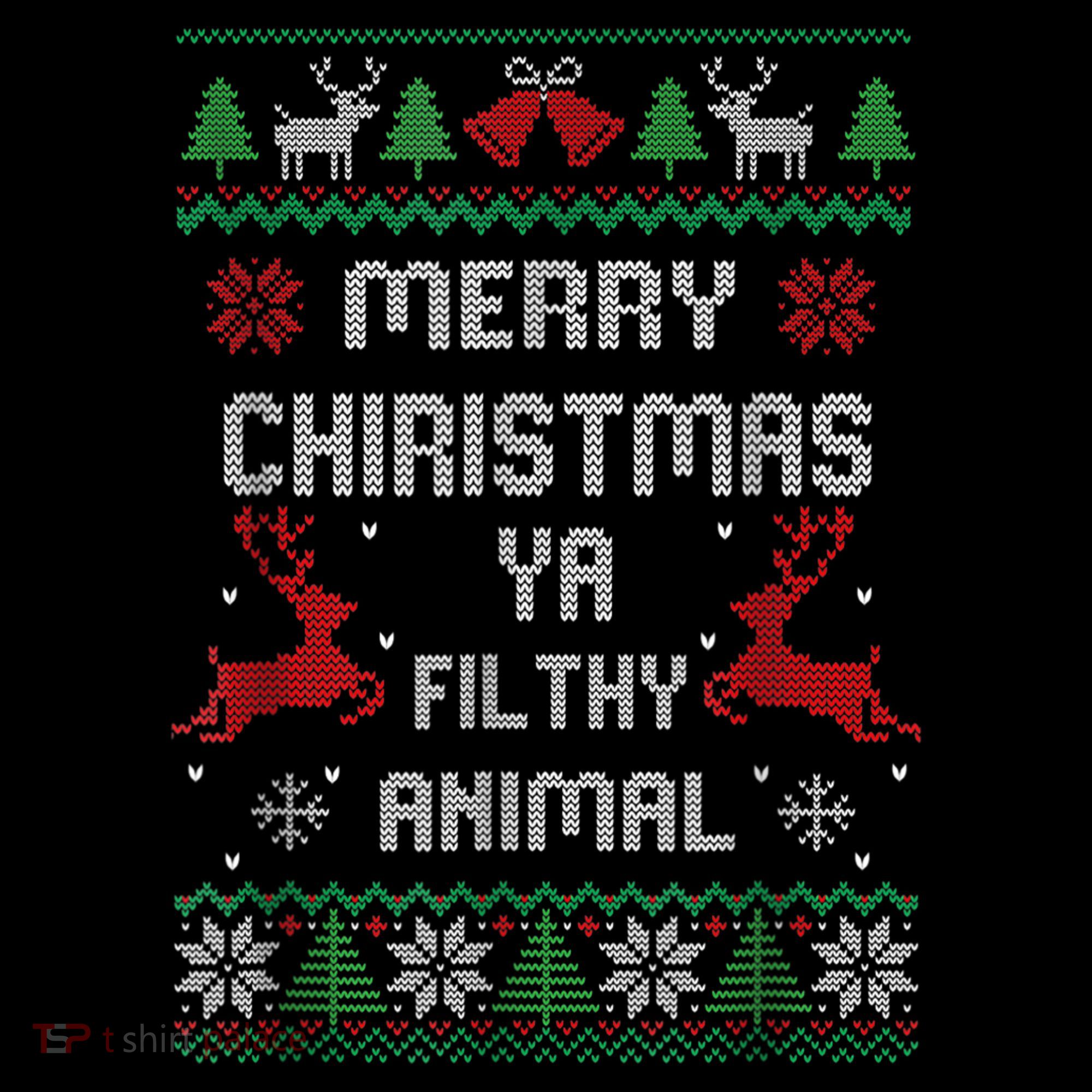 Merry Christmas Animal Filthy Ya Long Sleeve Shirt