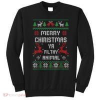 Merry Christmas Animal Filthy Ya Sweatshirt thumb 0