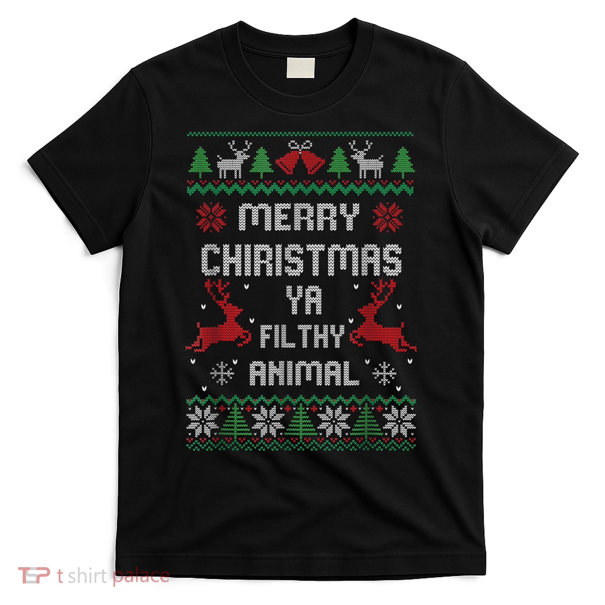 Merry Christmas Animal Filthy Ya T-Shirt