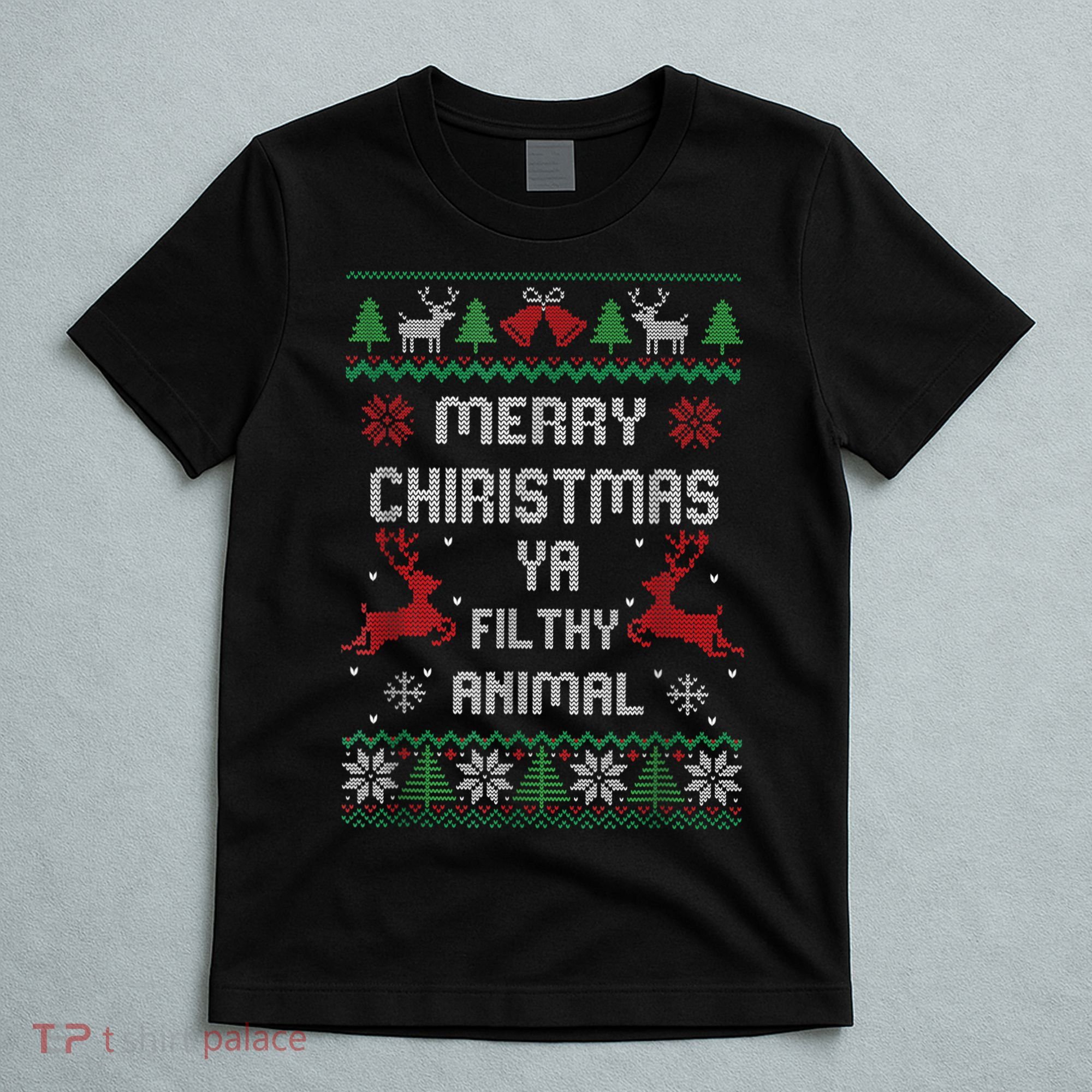Merry Christmas Animal Filthy Ya T-Shirt