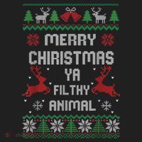 Merry Christmas Animal Filthy Ya Beanie thumb 2