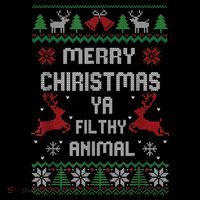 Merry Christmas Animal Filthy Ya Women's Hoodie thumb 2