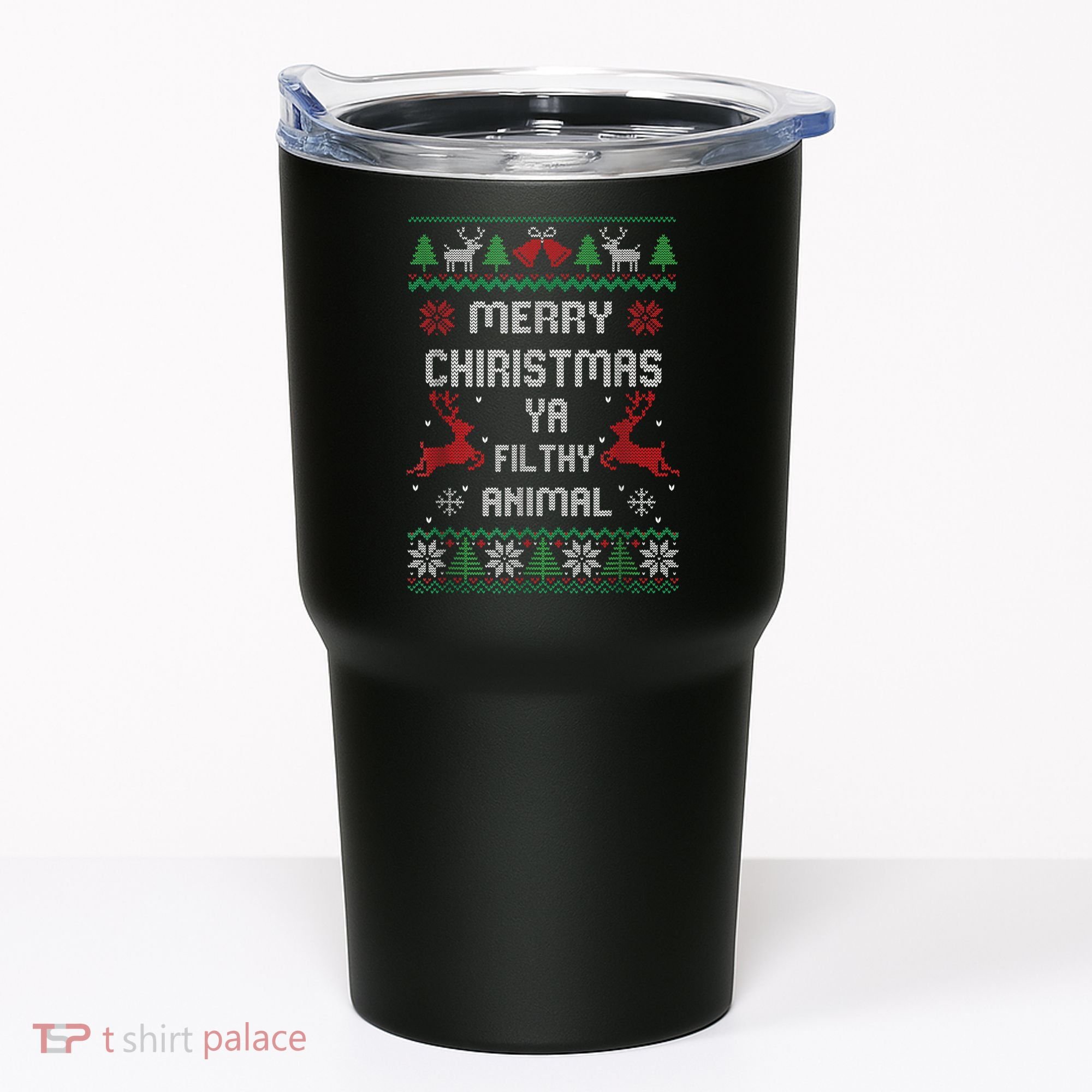 Merry Christmas Animal Filthy Ya Tumbler