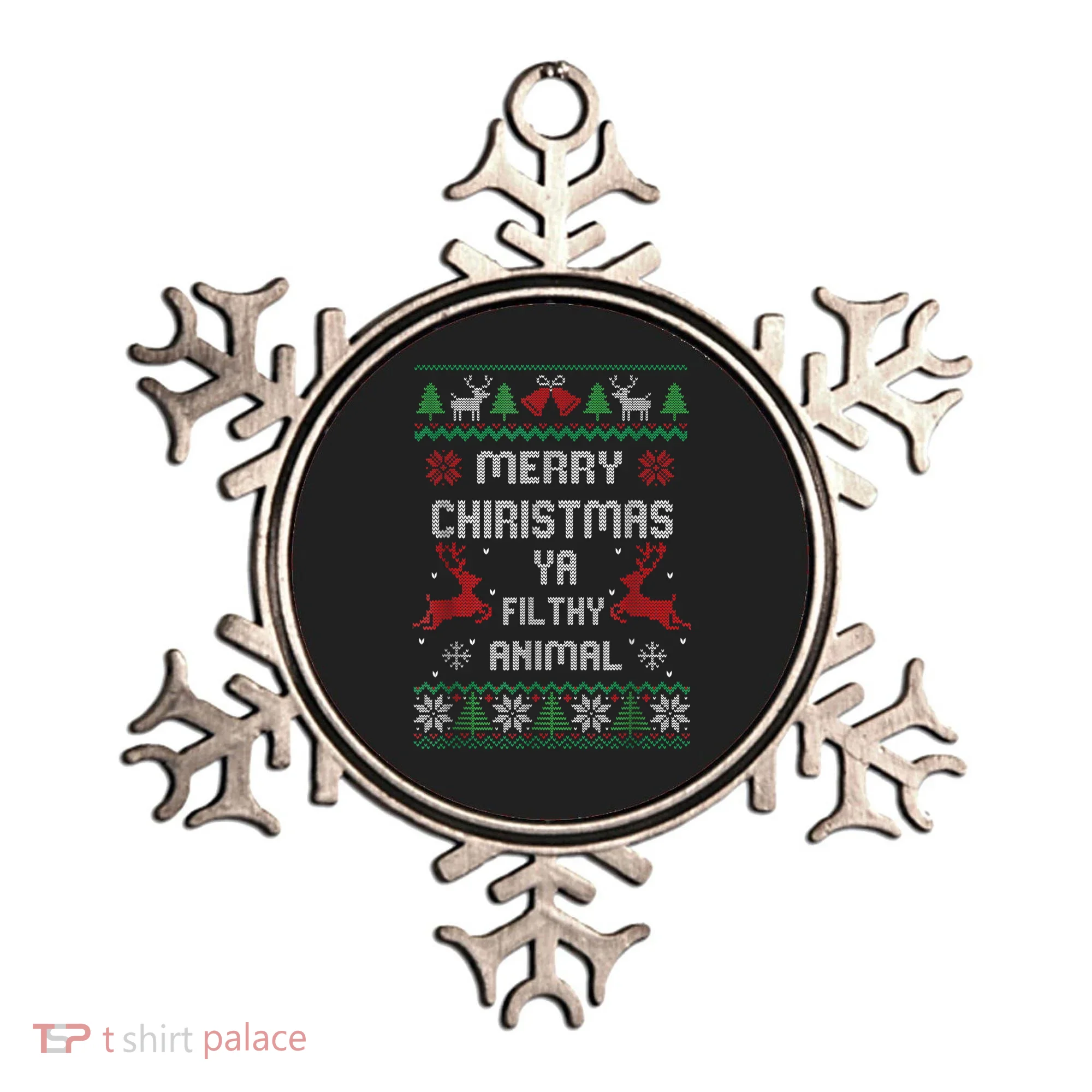 Merry Christmas Animal Filthy Ya Ornament