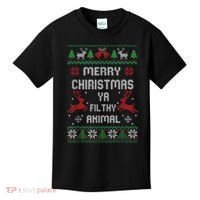 Merry Christmas Animal Filthy Ya Kids T-Shirt thumb 0