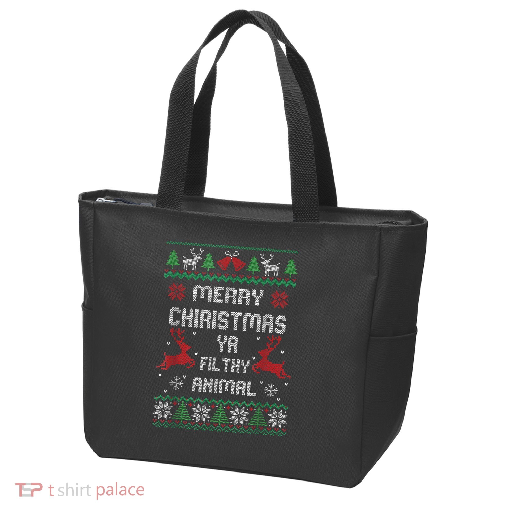 Merry Christmas Animal Filthy Ya Tote Bag
