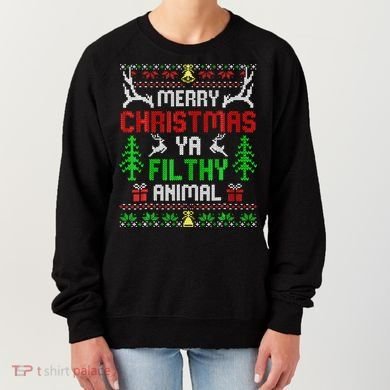 Merry Christmas Animal Filthy Ya  Women's Sweatshirt