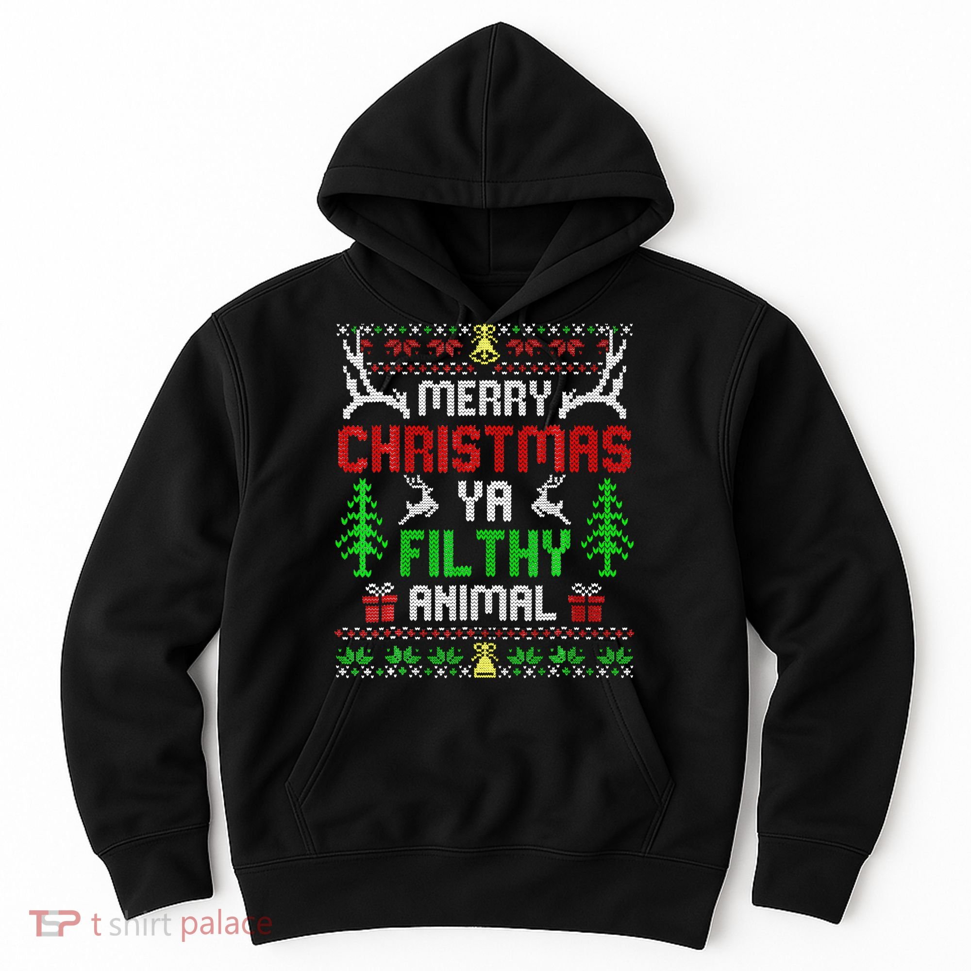 Merry Christmas Animal Filthy Ya  Hoodie