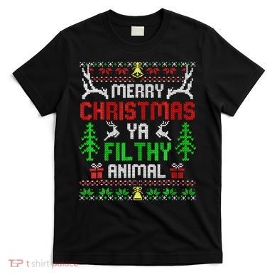 Merry Christmas Animal Filthy Ya  T-Shirt
