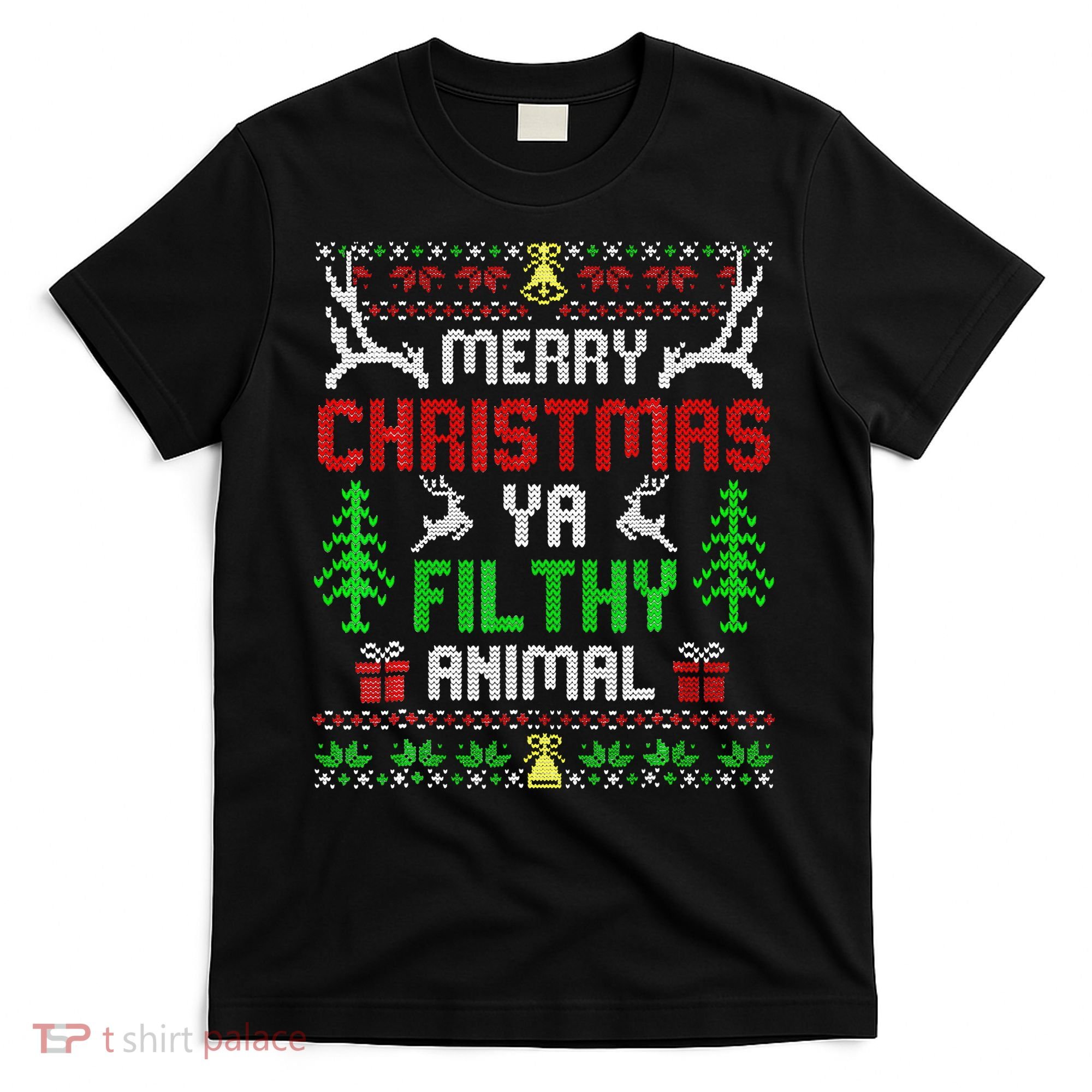 Merry Christmas Animal Filthy Ya  T-Shirt